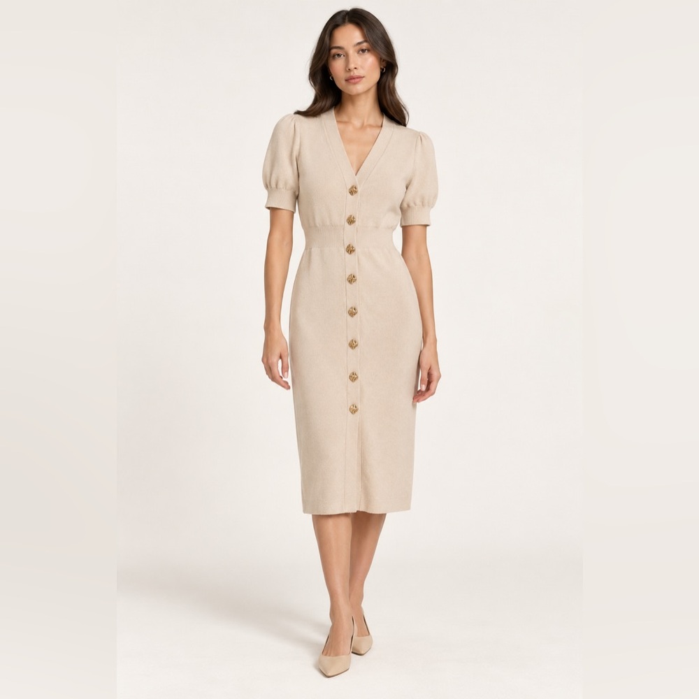 NWT Petite Muse Knit Midi Dress